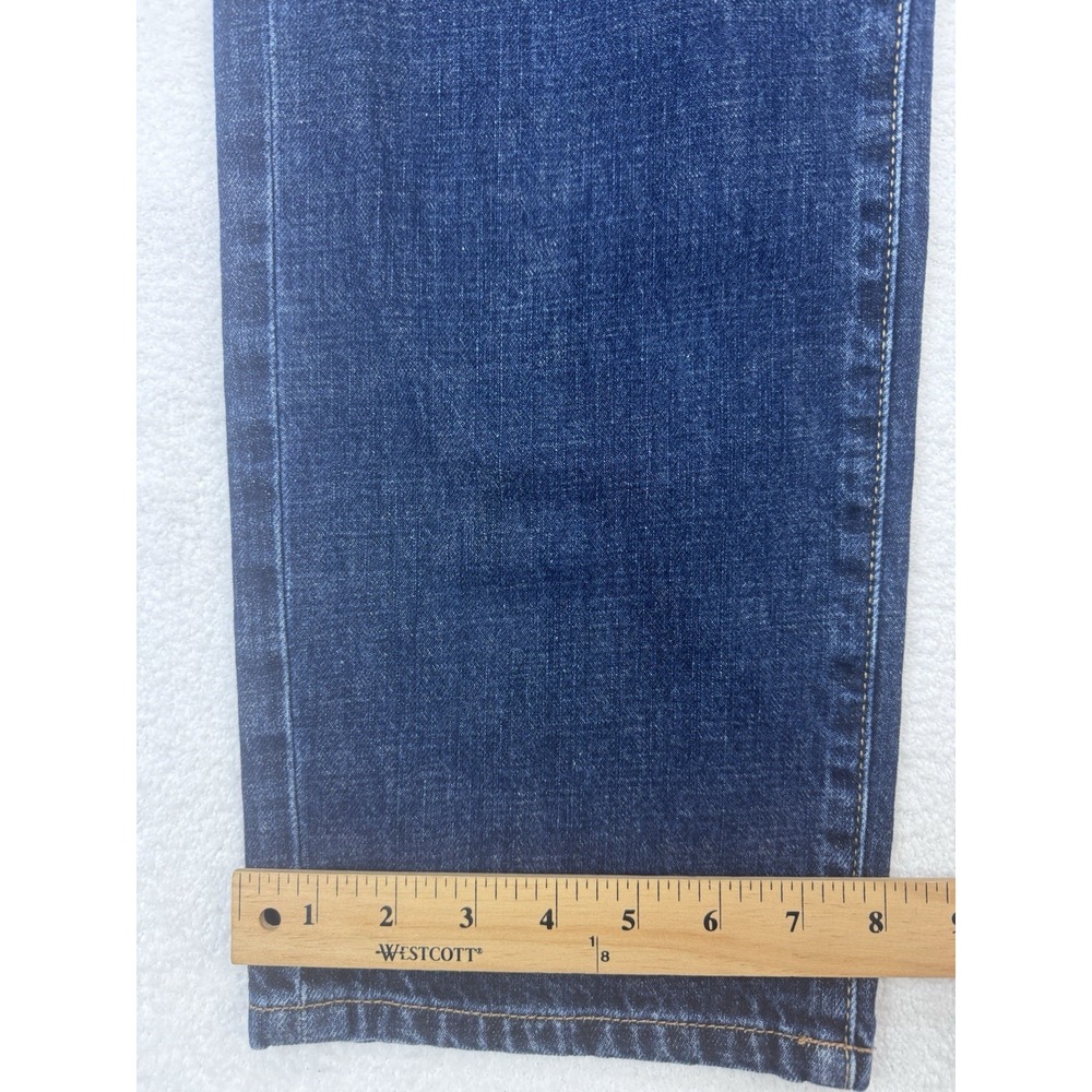 Lucky Brand Jeans Men 34x34 Blue 221 Original Straight Whisker Distress Denim - Picture 8 of 10